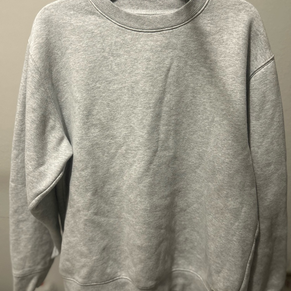 Eddie Bauer Light Gray Crewneck Sweater